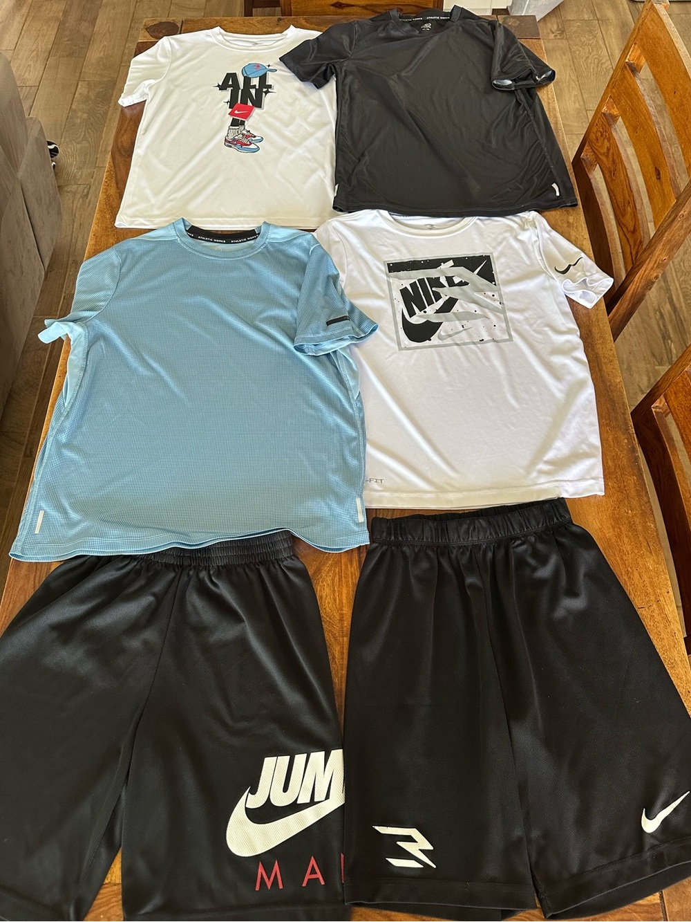 Nike Boys Dri fit and other Dri fit Tops & Shorts Pack Bundle